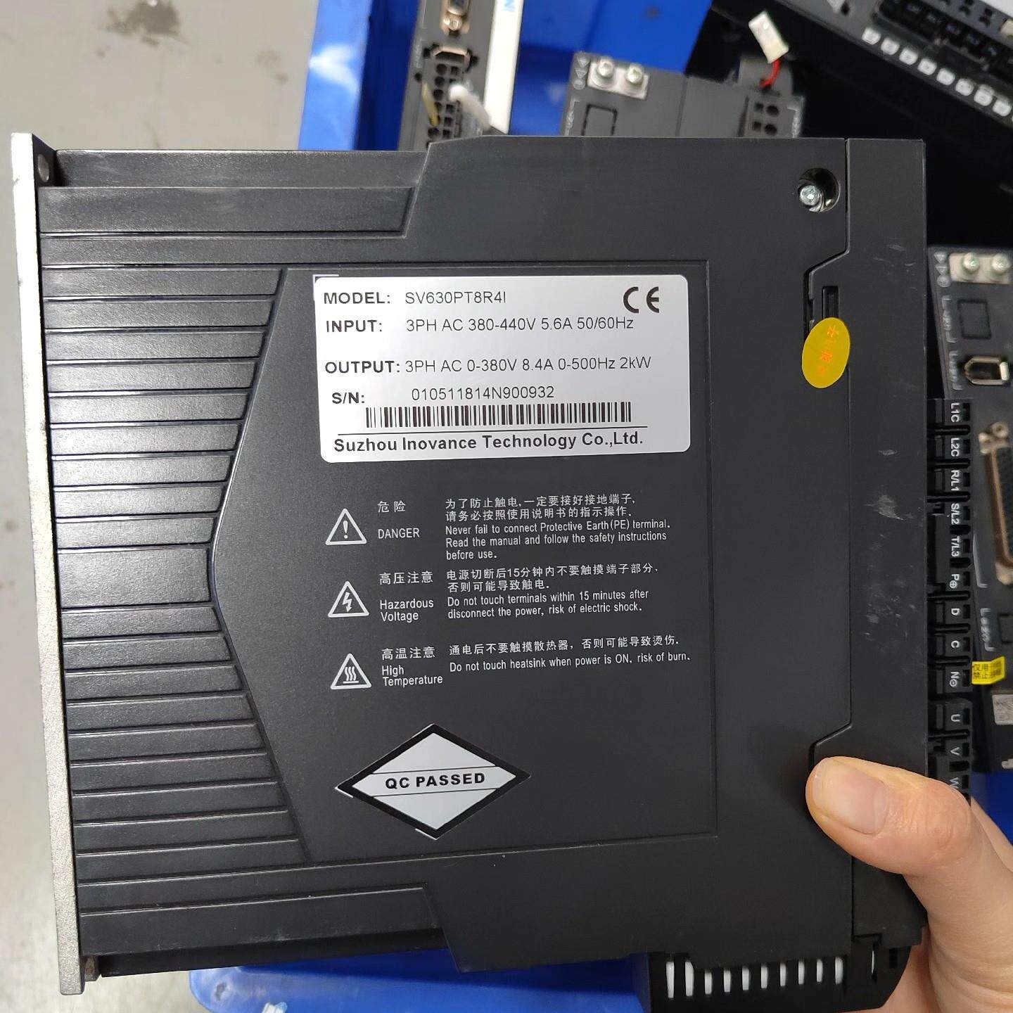 【议价】汇川单驱动 SV630PT8R4I380V九成新功能包