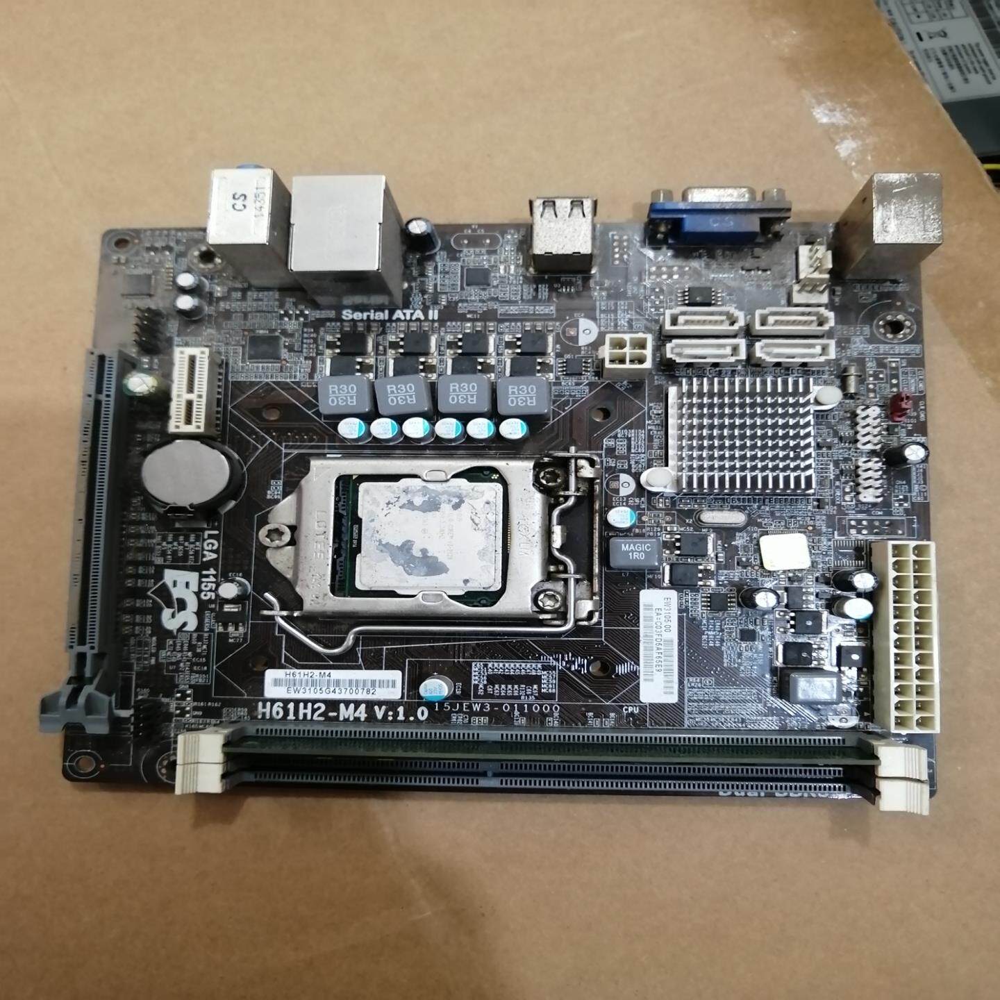 【议价】精英主板H61H2-M4拆机下来成色不错无任何问题一