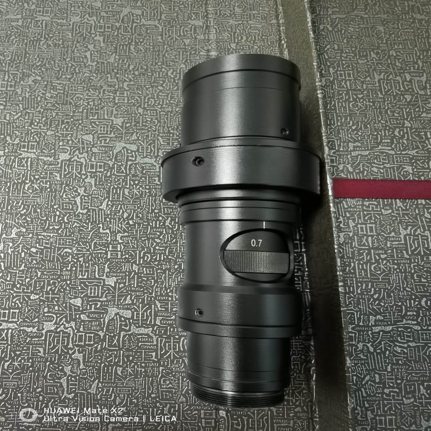 【议价】单筒变倍电子显微镜筒 07-45x连续变倍工业镜头实测