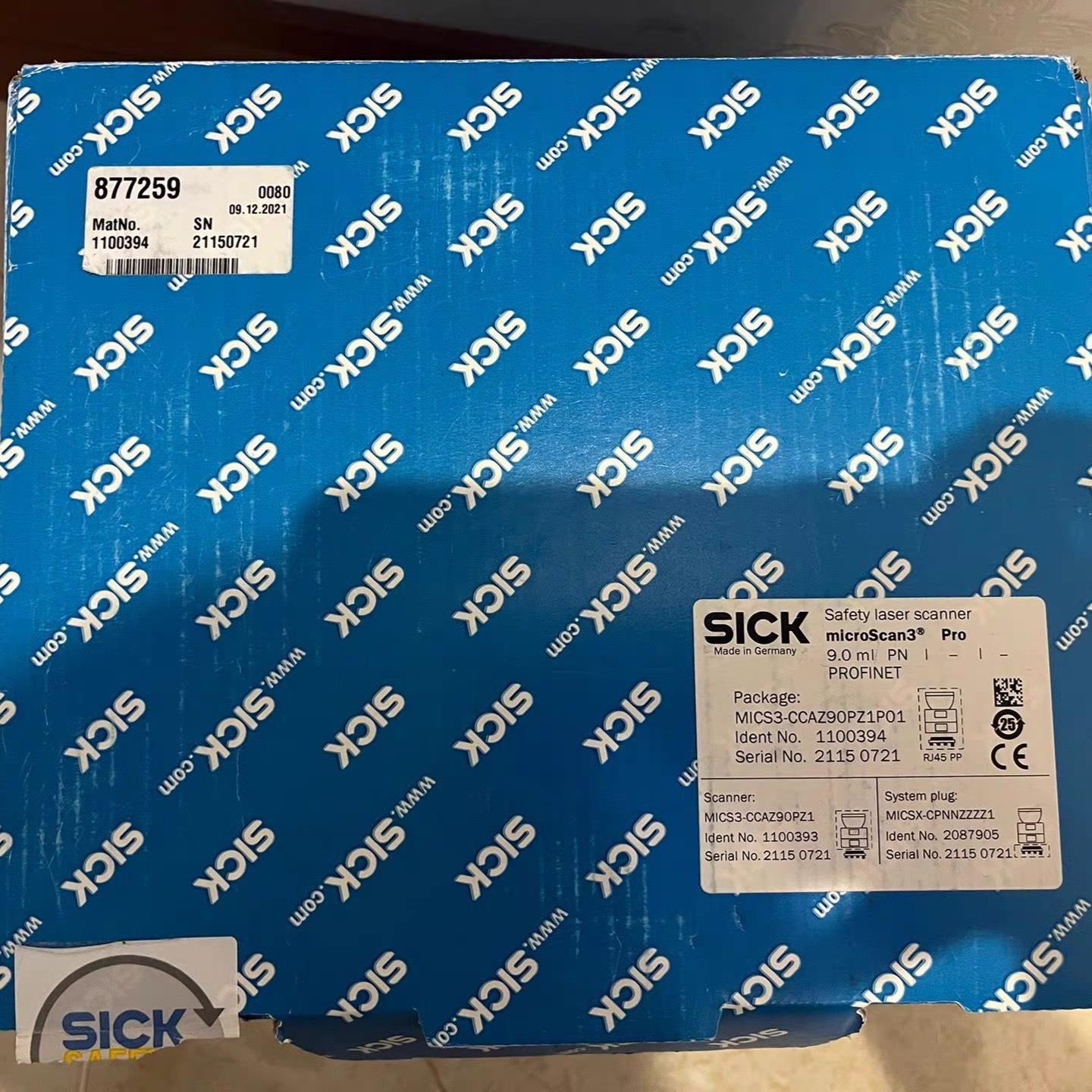 【议价】西克扫描仪MICS3-CCAZ90PZ1P01订货号1100