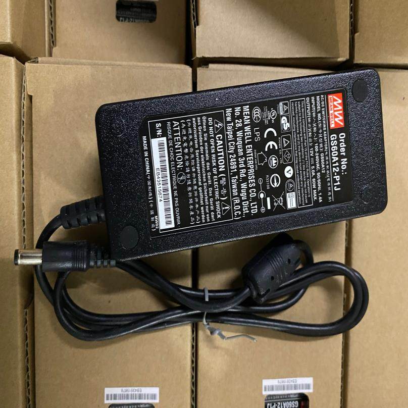 【议价】台湾明纬电源适配器 GST60A12-P1J  12V5A