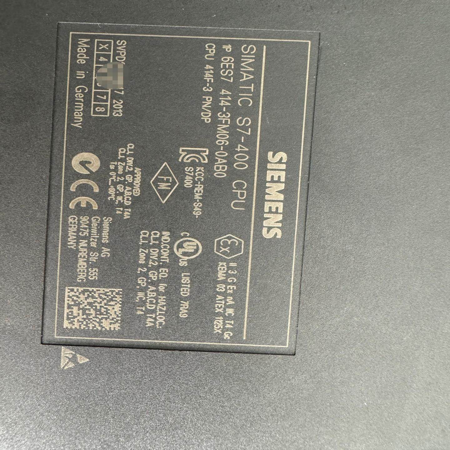 【议价】414-3FM06  图二二维码处有细微裂痕