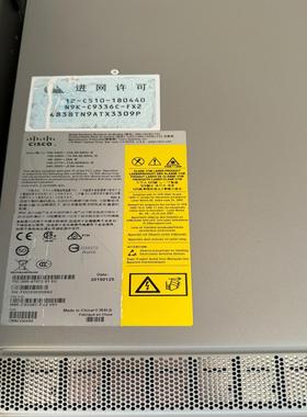 【议价】思科  CISCO  N9K-C92160YC-X  现货