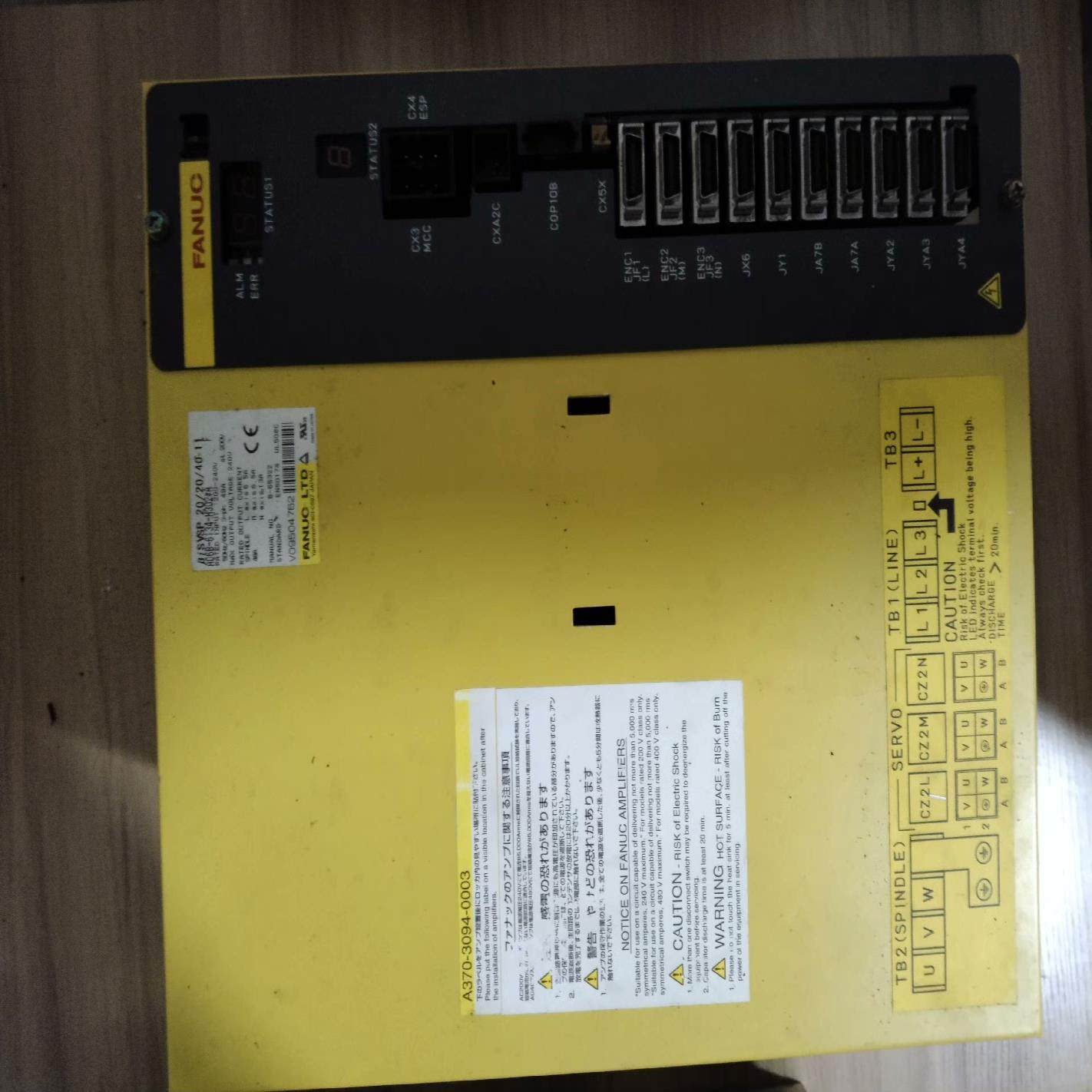 【议价】发那科四合一放大器  A06B-6134-H302  成色特