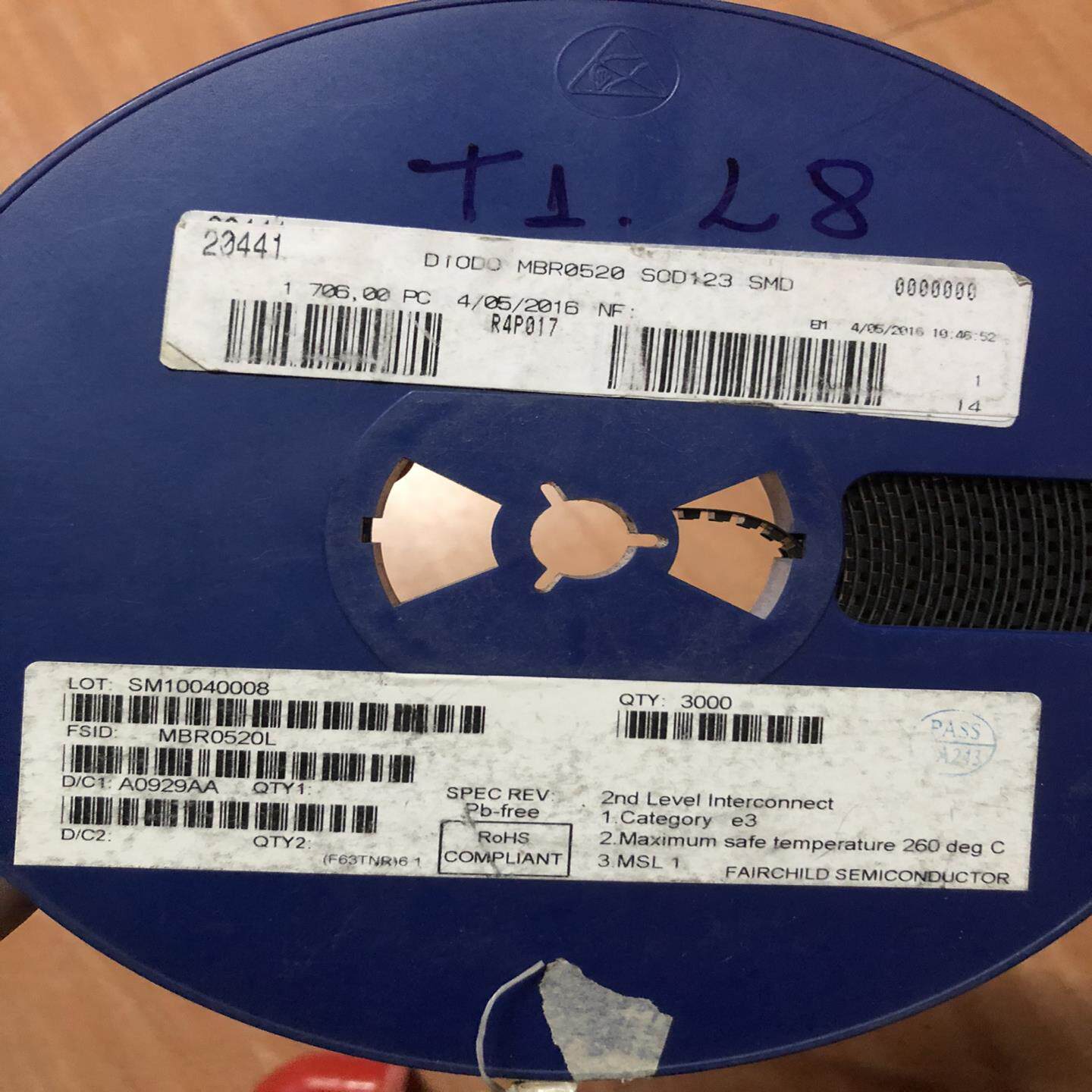 【议价】MBR0520L 全新原装仙童FAIRCHILD  ON安森