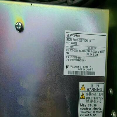 【议价】NX100外部轴驱动安川机器人SGDR-SDB710A01B