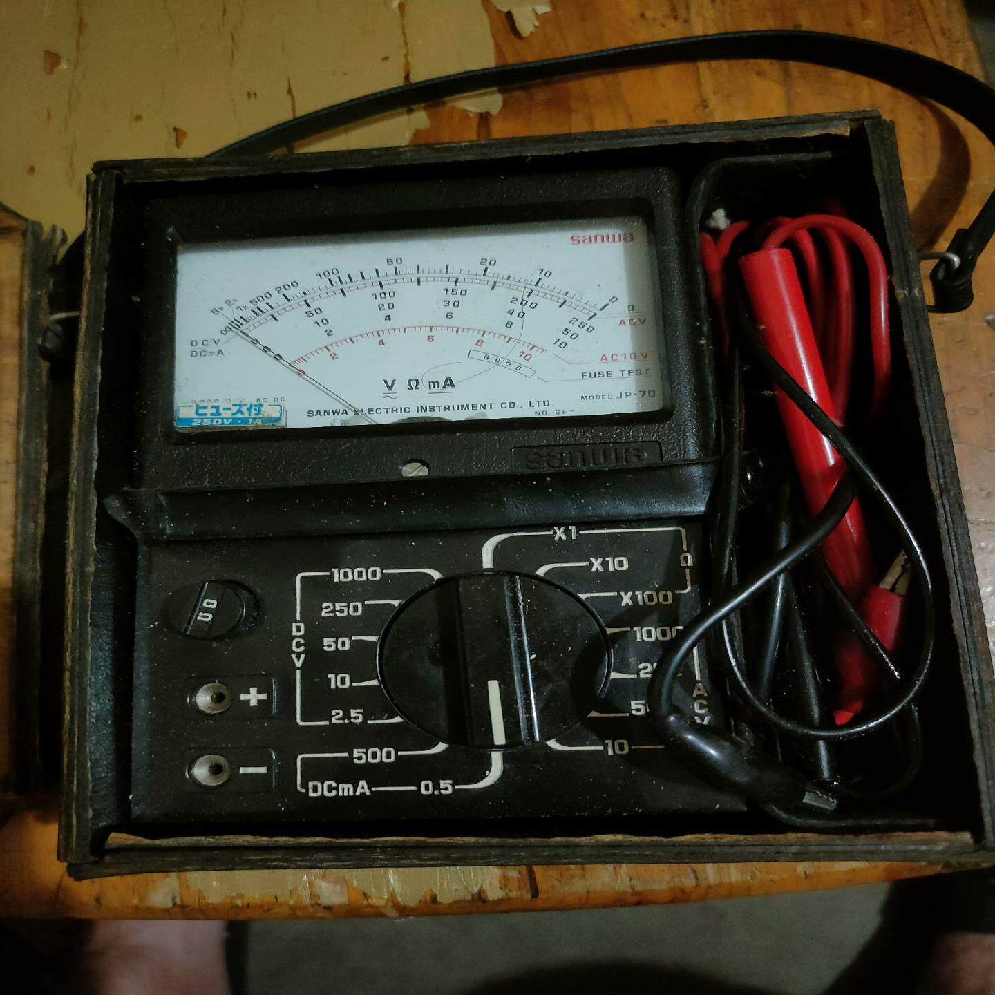 【议价】原装日本进口三和SanwαJP-70指针式万用表一台新