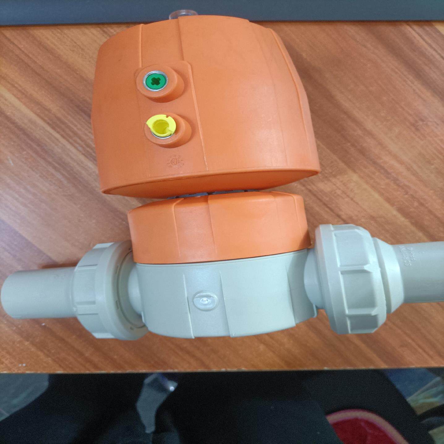 【议价】GF气动隔膜阀DN32 2个PTFE双模片