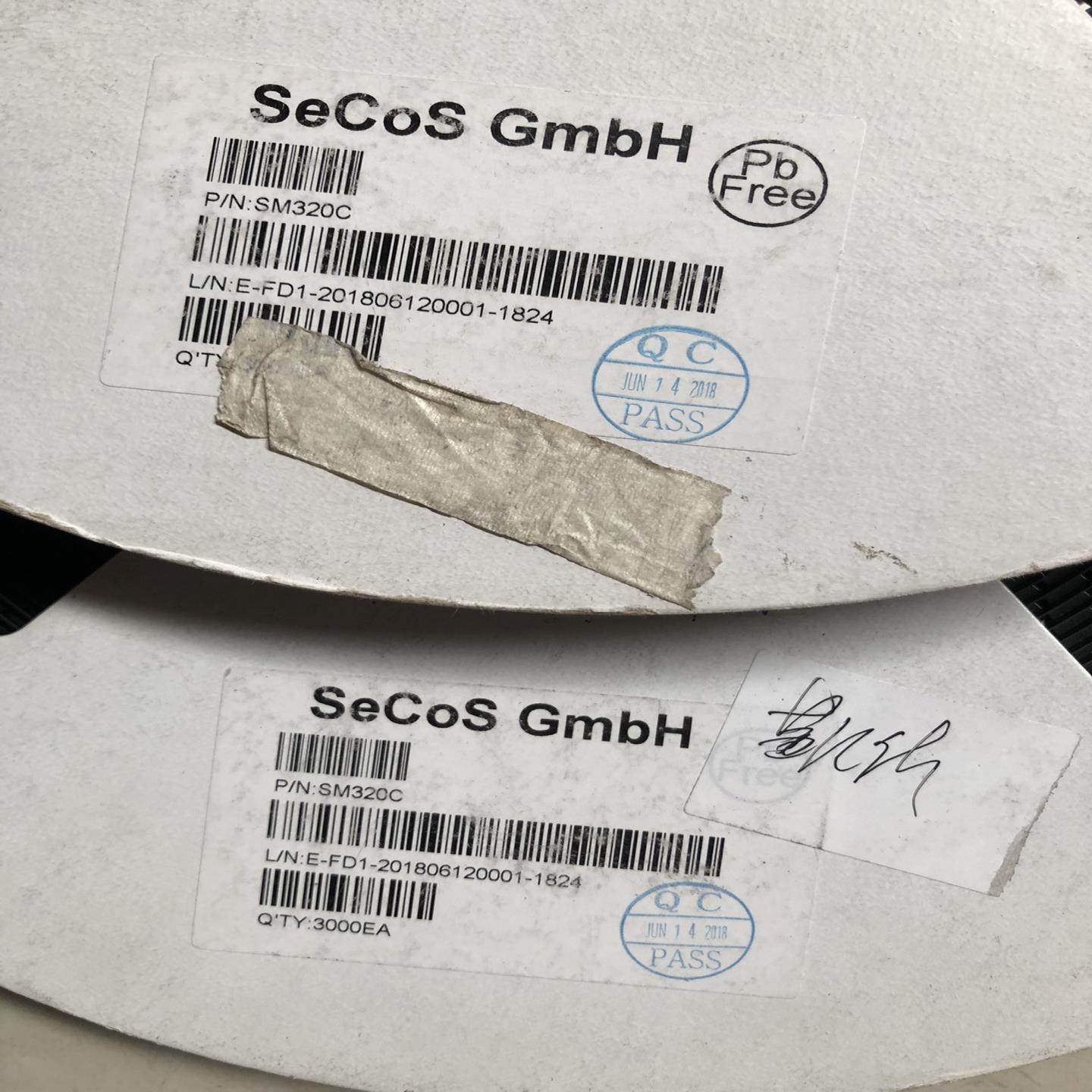 【议价】SM320C SS32肖特基二极管SMC  3A20V  原