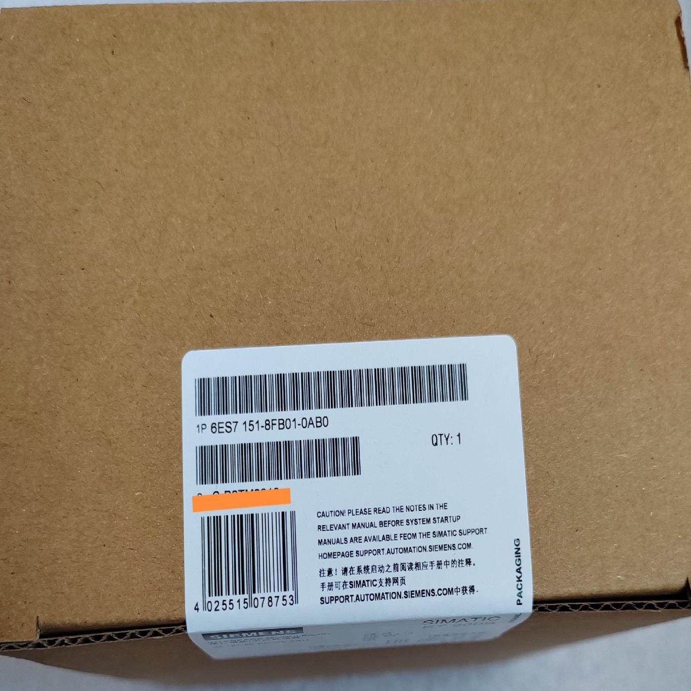 【议价】6ES7151-8FB01-0AB0全新原装后包装质保一