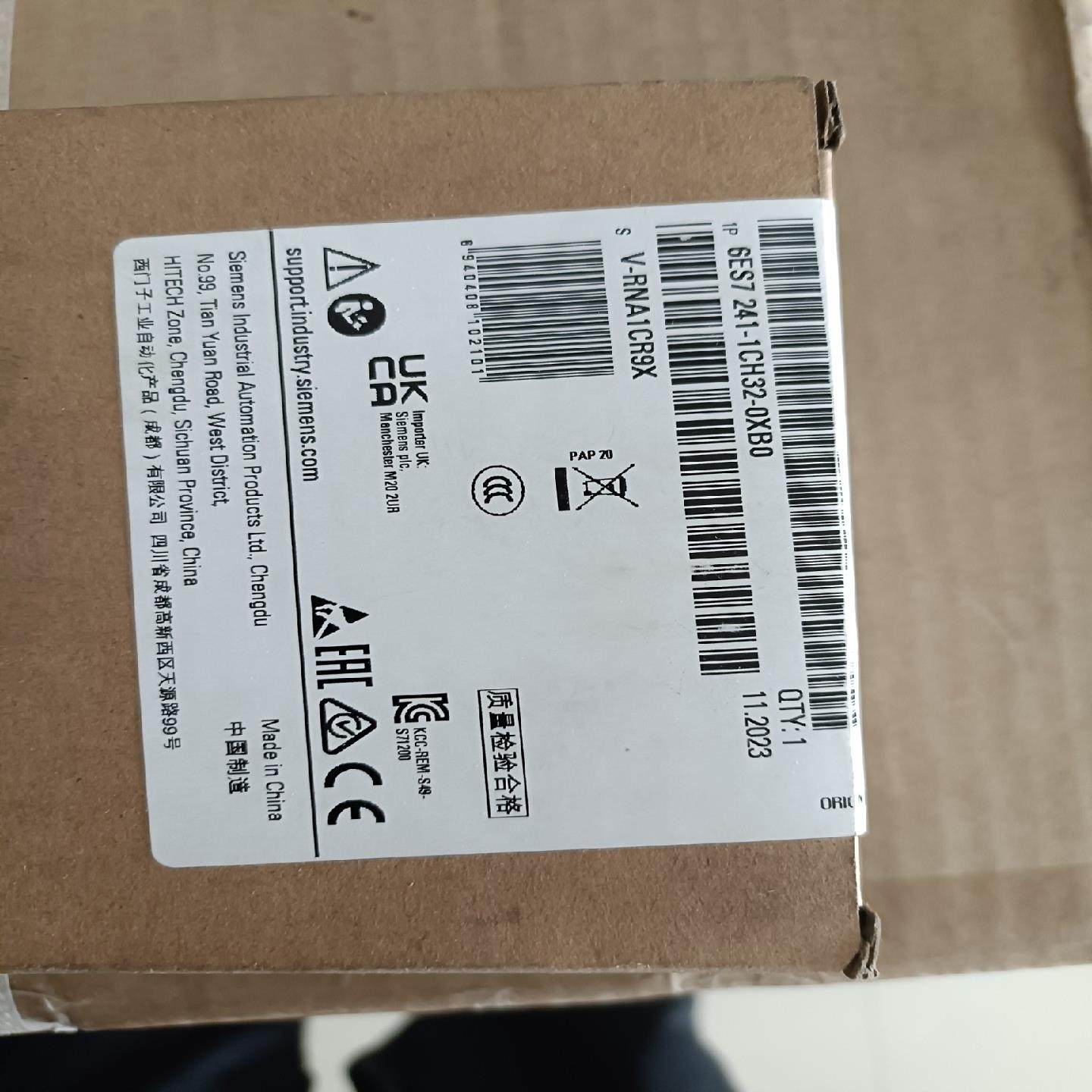 【议价】全新未拆封西门子1200PLC通讯模块