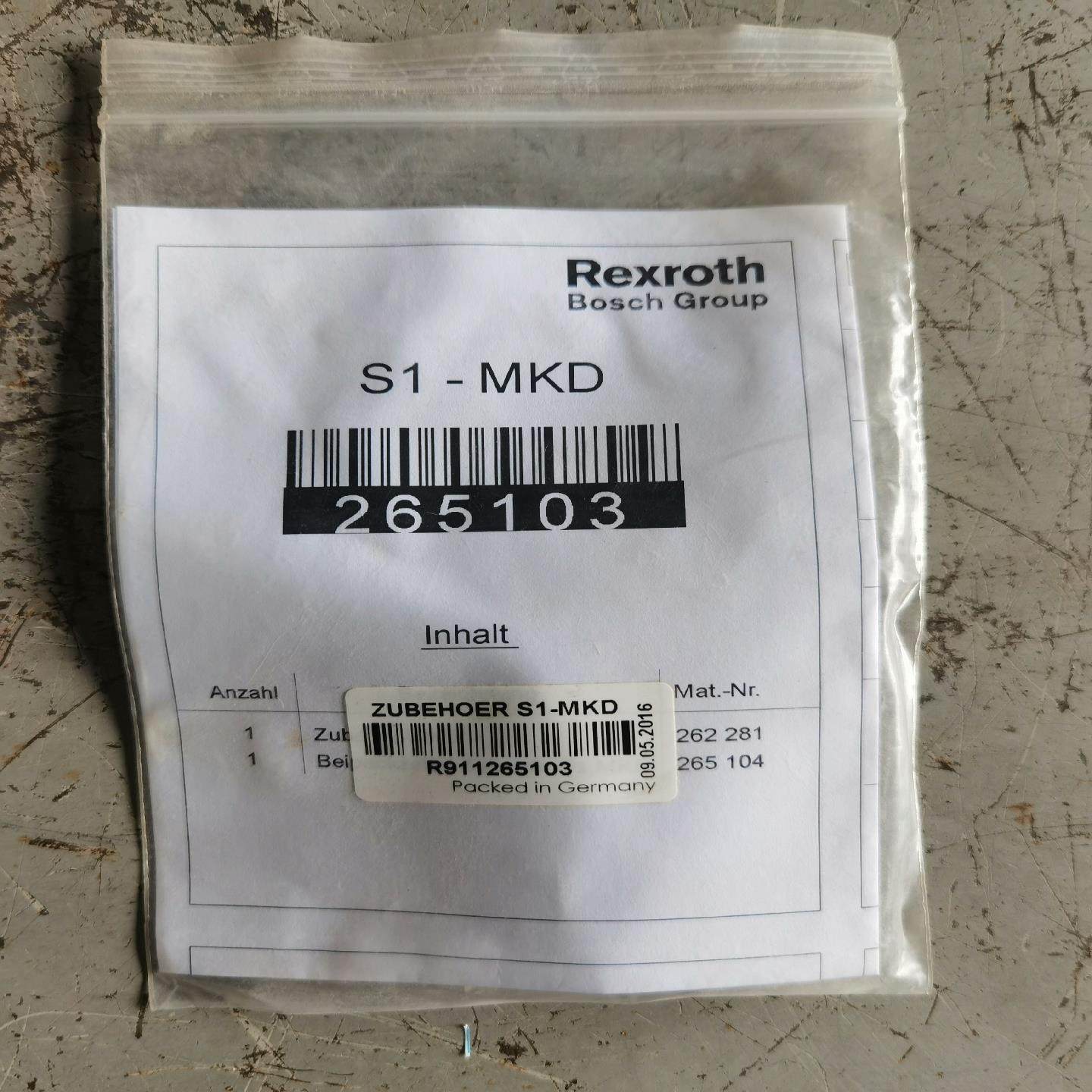 【议价】S1-MKD  R911265103力士乐插头