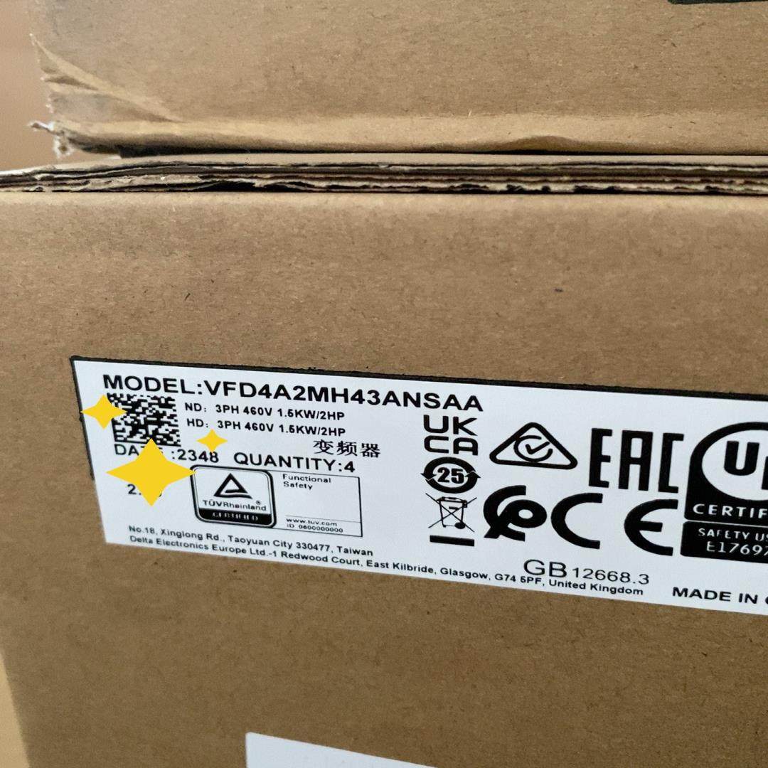 【议价】VFD4A2MH43ANSAA  台达变频器 全新原装正品