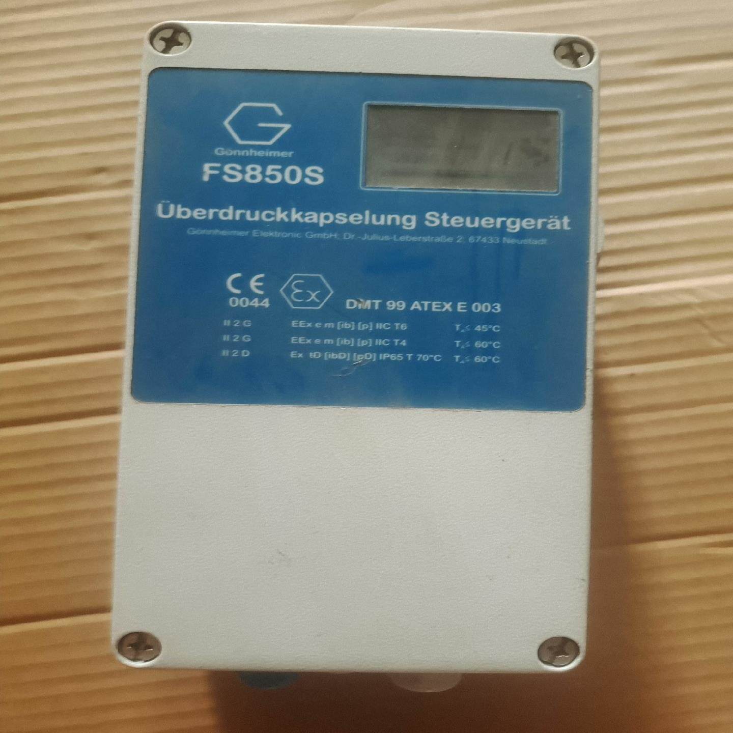 【议价】德国Gonnheimer压力控制器FS850S二手实物图拍摄