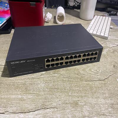 【议价】水星24口千兆交换机SG124D全千兆网管交