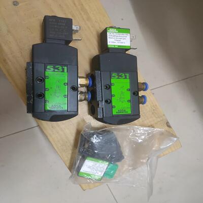 【议价】asco531电磁阀两个安装未使用过一个全新电磁线圈a
