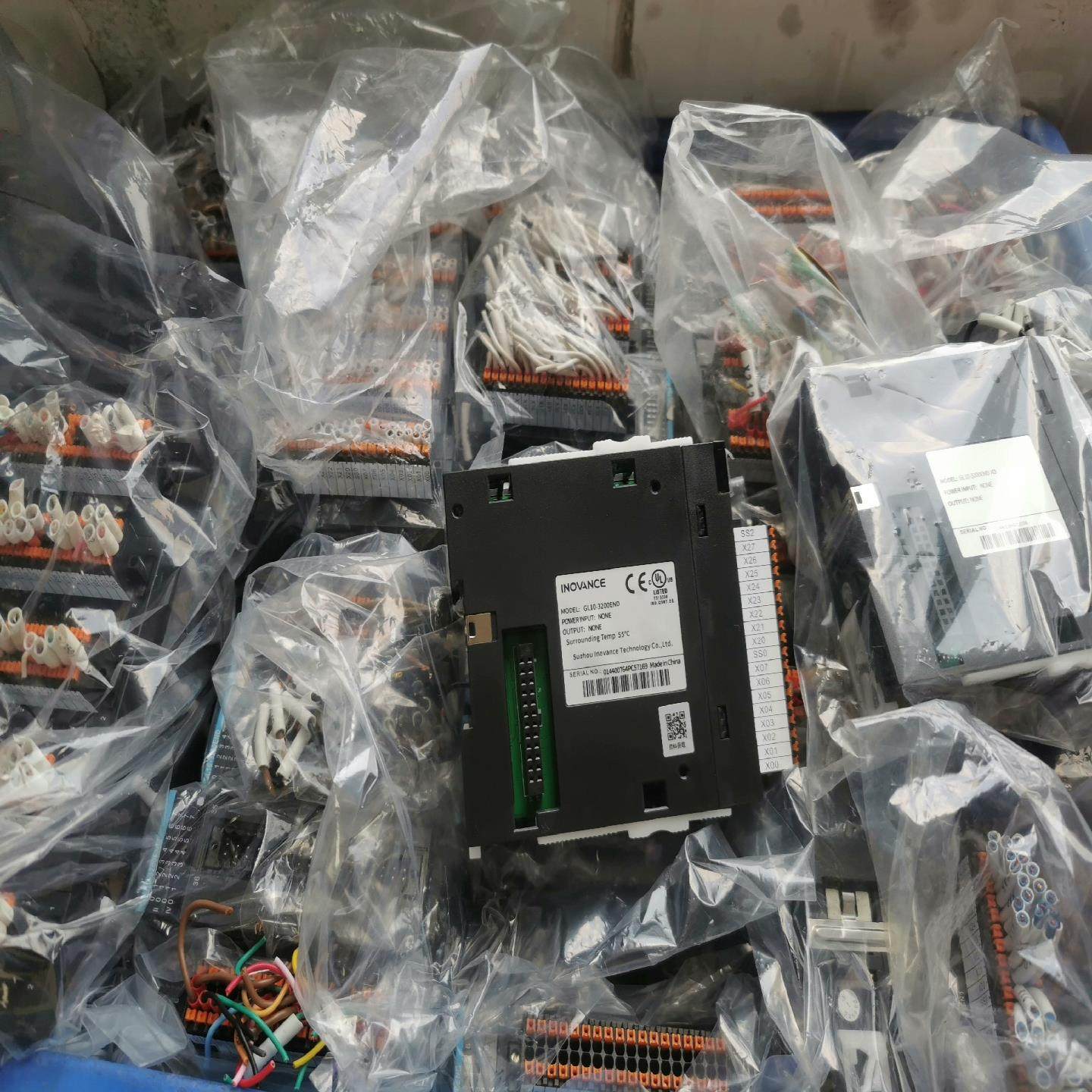 【议价】拆机汇川PLC 32点输入 输出模块 GL10-0032ET