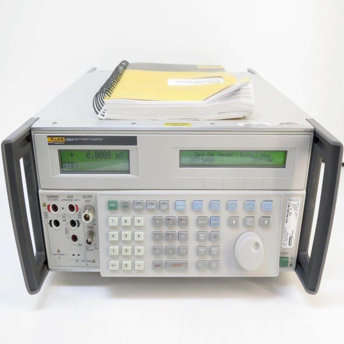 【议价】闲置转让福禄克新款校准器FLUKE5502A九五成新需要