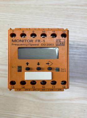 【议价】IFM易福门 FR-1 数据速度监视器 DD2003德国产