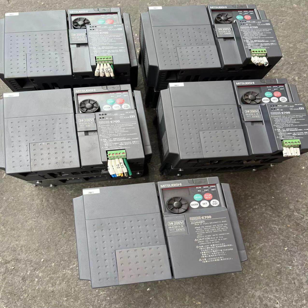 【议价】95新原装三菱变频器FR-E720-37K 37kw 2