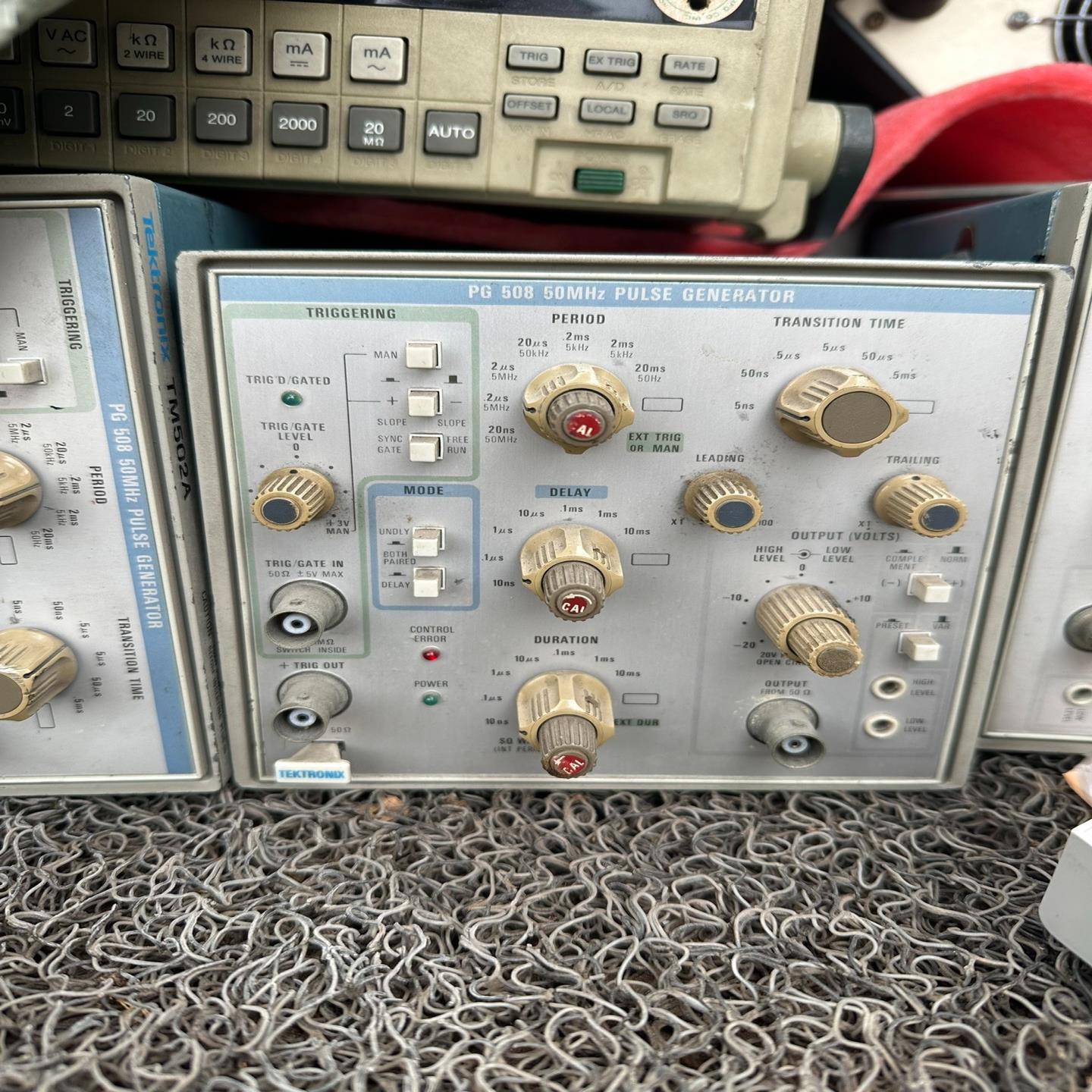 【议价】泰克PG508+TM502A 脉冲发生器