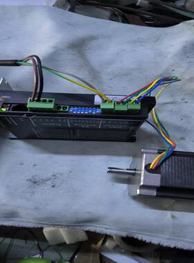 【议价】57步进电机套装青蓝DH556自带脉冲驱动器十57AB电机