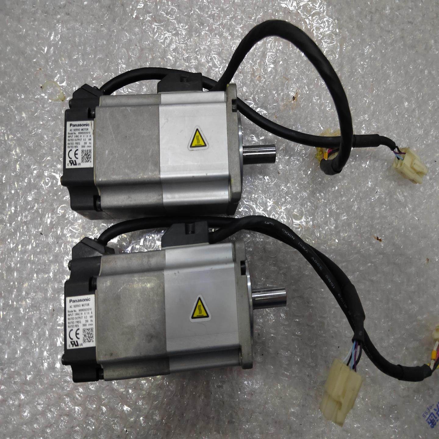 [议价]松下A5伺服电机MSMD022G1V两台带刹车200W实物