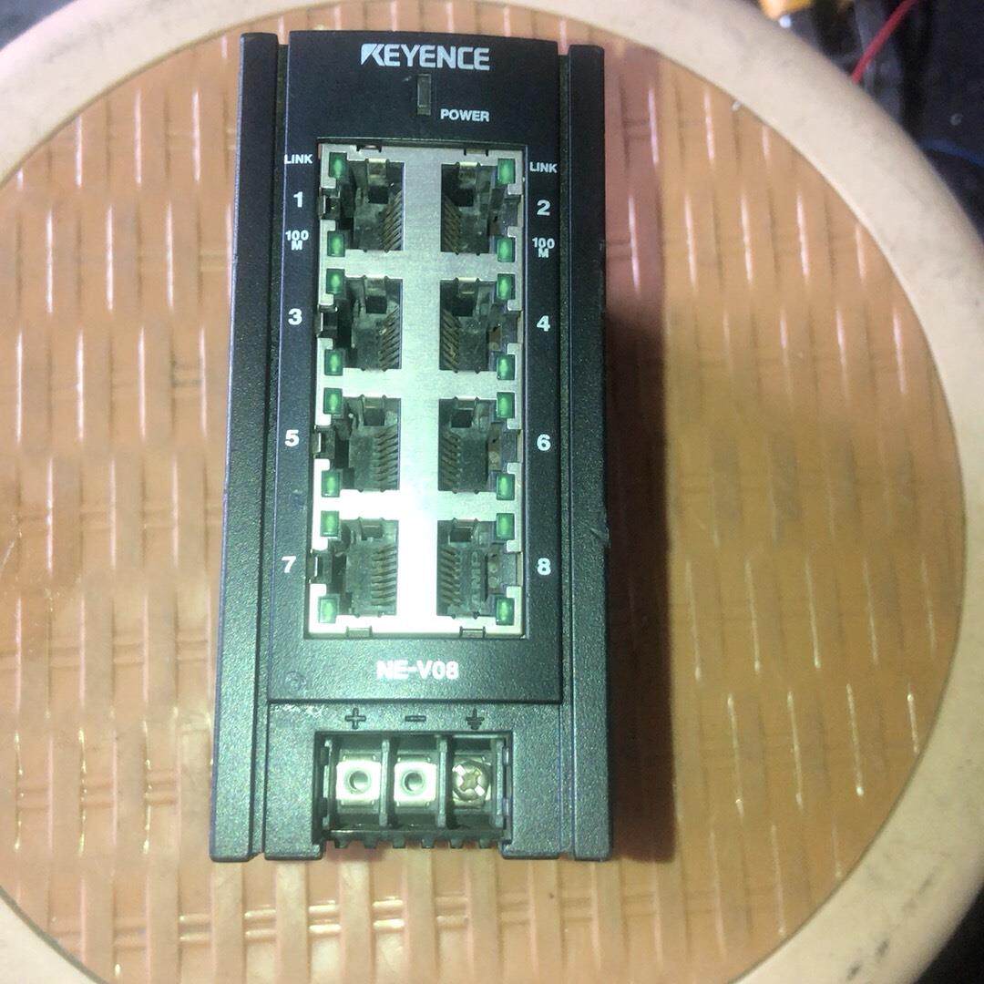【议价】KEYENCE基恩士NE-V08以太网交换机拆机成色漂亮