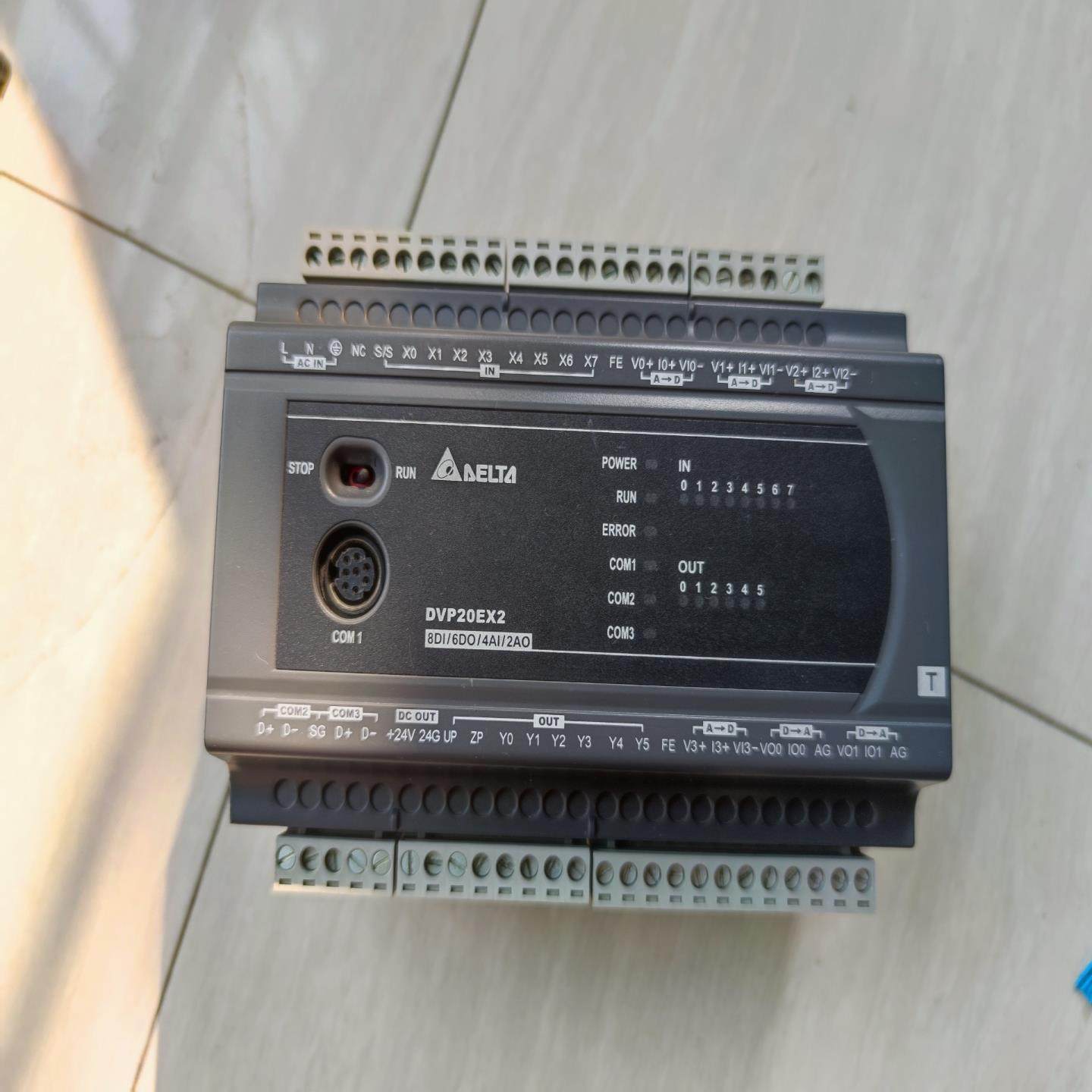 【议价】台达PLC DVP20EX200T成色实物图功能正常