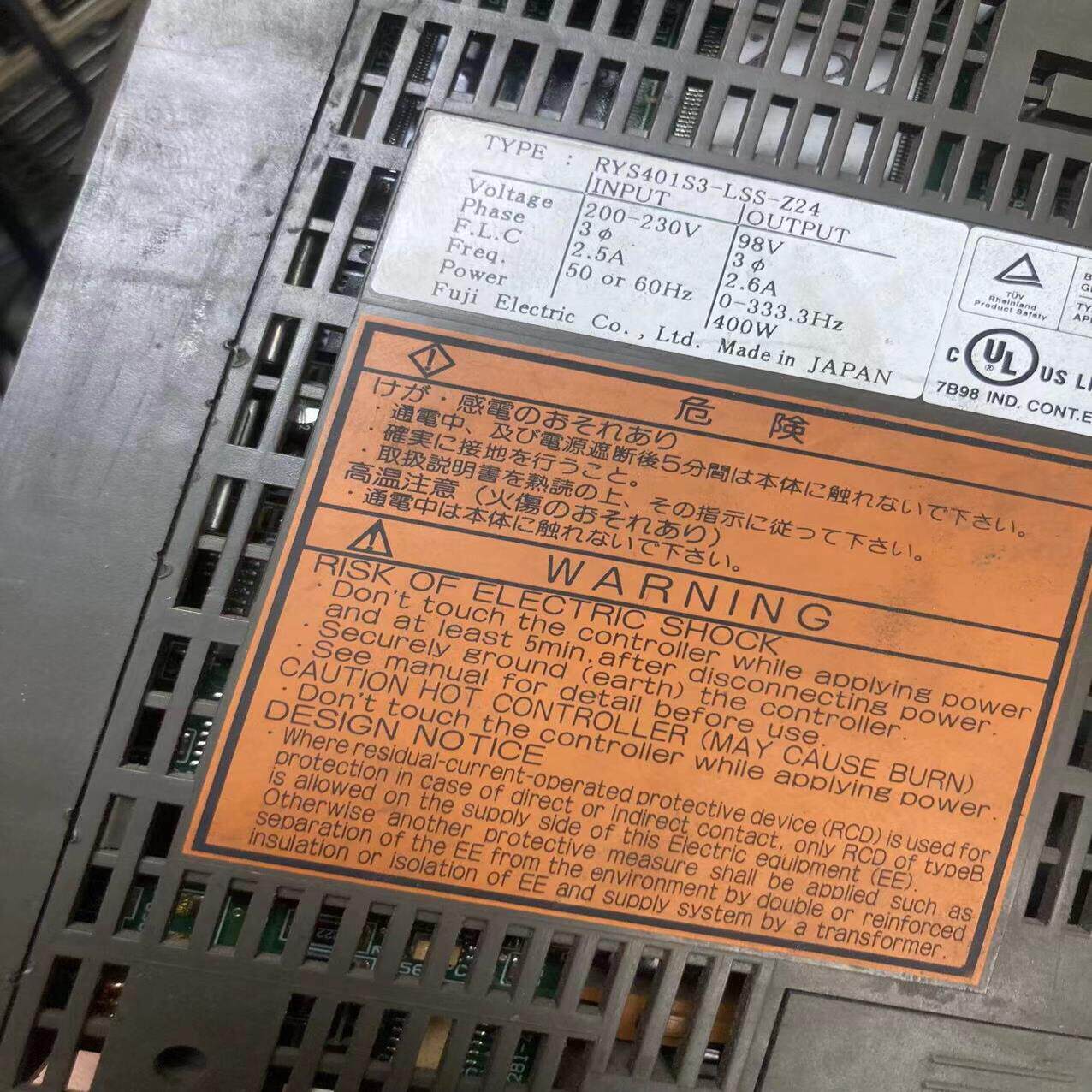 【议价】RYS401S3-LSS-Z24富士驱动器现货功能完好