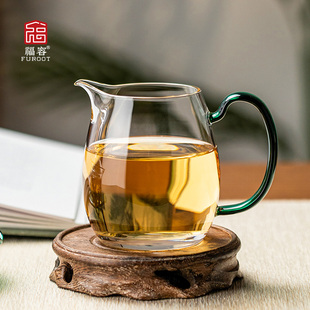 福容星韵公道杯泡茶家用分茶器大容量加厚耐热高硼硅玻璃公杯茶具