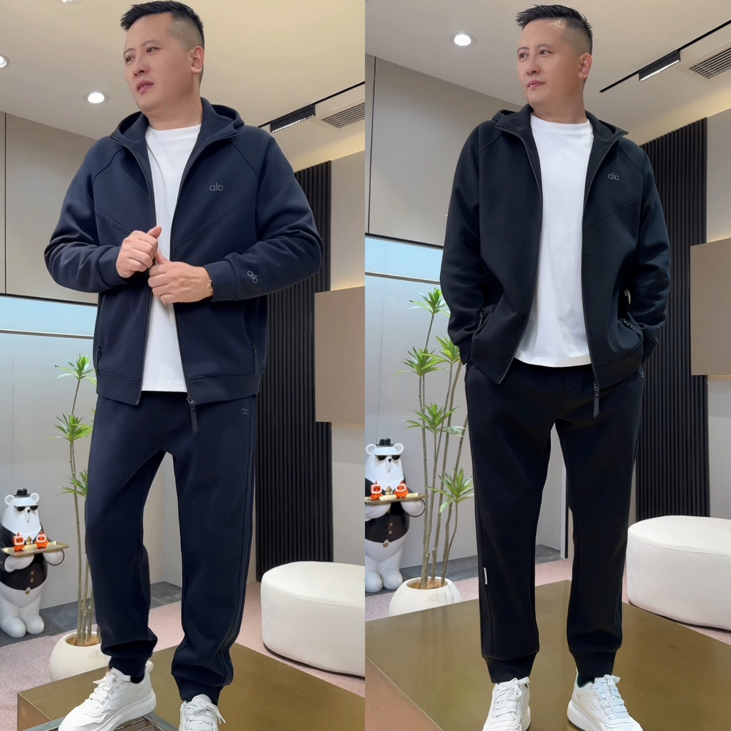 秋季新款男士时尚潮流休闲两件套