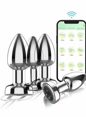 APP Butt Anal Plug Vibrator Wireless Sex Toys for Women Men