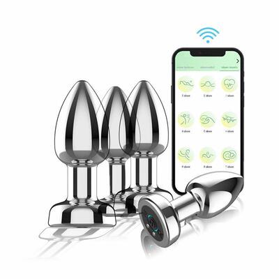 APP Butt Anal Plug Vibrator Wireless Sex Toys for Women Men