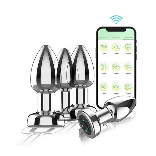 APP Butt Anal Plug Vibrator Wireless Sex Toys for Women Men