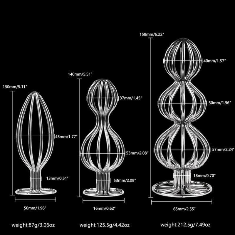 Butt Plug Anus Dilator Dildo Prosate Massager Ass Analplug L