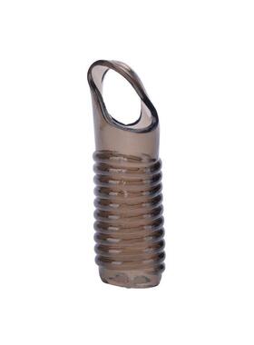 Reusable Penis Sleeve Strapon Delayed Ejaculation Anal Butt