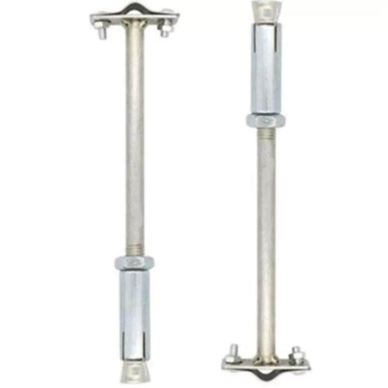 避臻工品膨胀镀位锌避雷卡防雷卡子带支架卡子50VUA个/雷包单包8*