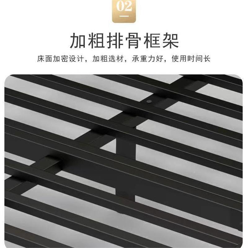 欧铁艺架床双人床铁床单8人有1式.5米1CFT.铁床宿舍现代简约网红