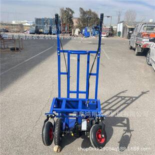 手推运电动鸡公车多用途电动166手推板车搬车山越地野爬平坡手推