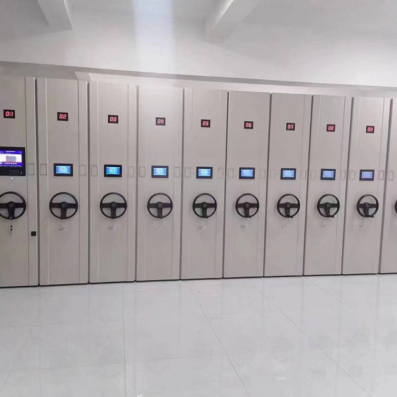 电动智能柜财务凭证办公文件资料存储架移动式档案柜智能密集架
