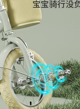 新款-儿童行车学生女孩2-3--8-91自0岁男童F97J7T5H小孩折叠脚踏