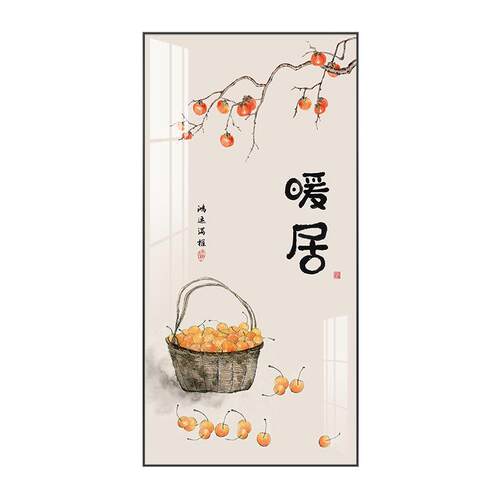 新中式玄版关装饰画CY5885CY暖过居走廊道装茶饰壁画现代简约室挂