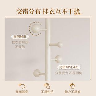 帽门架家用卧室可移动挂衣架厅立衣锥形圆球架轻奢挂衣服子落地架