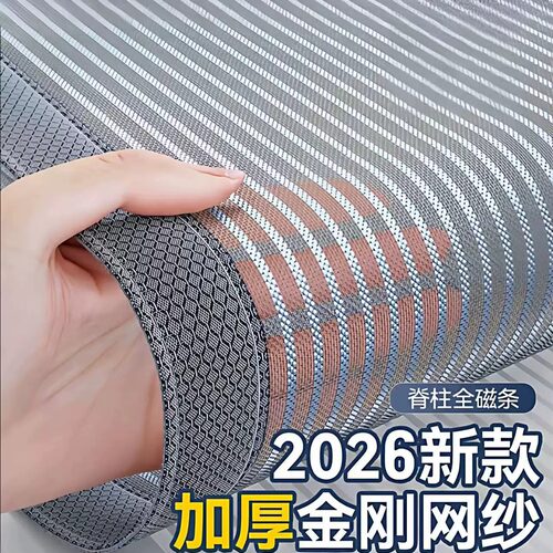 高档防蚊门帘2026新款金刚网磁性