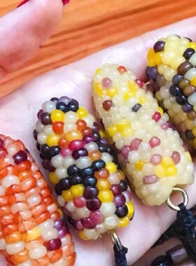 文玩七彩血丝小玉米种子手工文玩玉米时尚盘玩苞米各类甜糯玉米