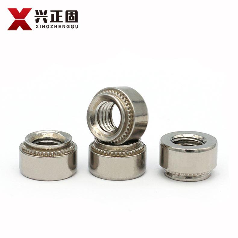 压铆螺母304不锈钢钣金卯接压板螺锚M2M2.5m3m4m5M6M8M10压紧螺帽