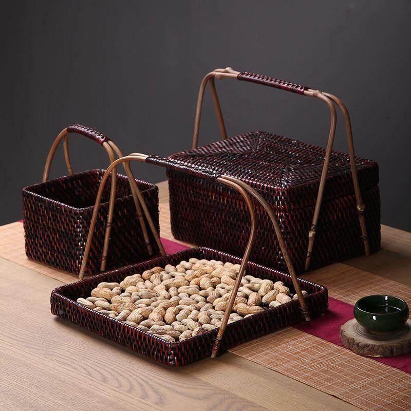 越南藤编做旧复古果篮 创意客厅家用收纳筐 干果盆 零食篮子手工,玩具/童车/益智/积木/模型,其它玩具,淘宝优惠券,粉丝福利购,淘宝优惠卷