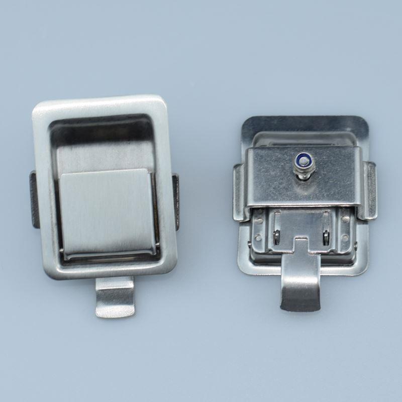 MS866-8不锈钢304面板锁快速拉门搭扣锁工业锁工程车特种车盒子锁