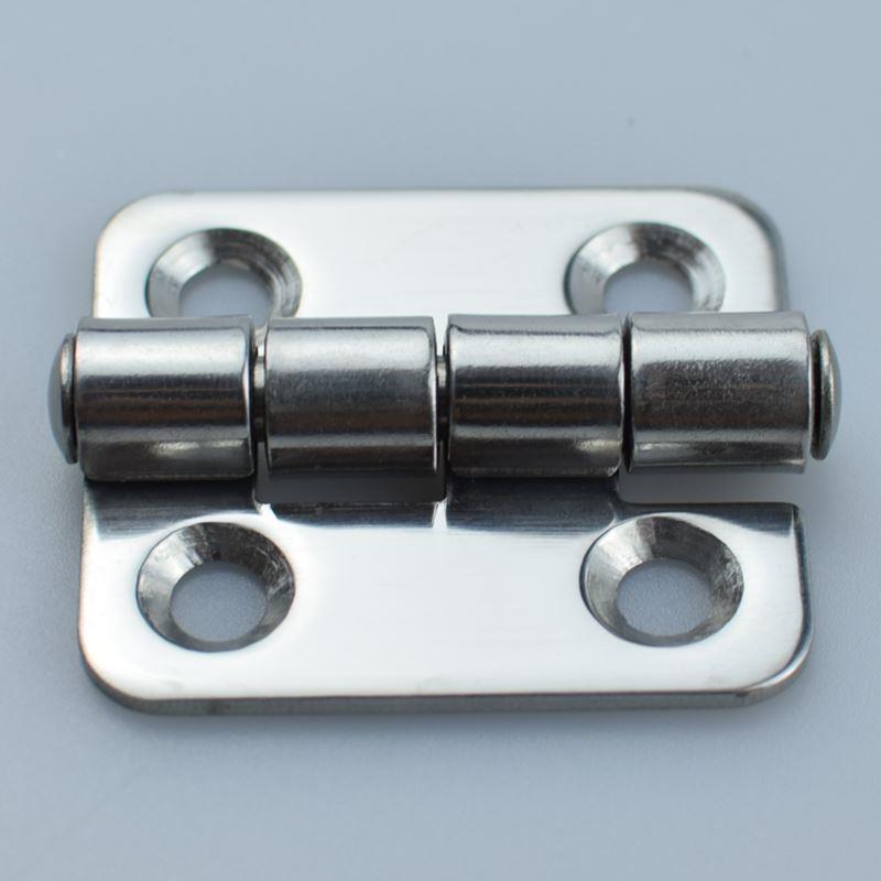 海坦CL253-21镜光(304不锈钢)小合页180度平开加厚工业柜门铰链